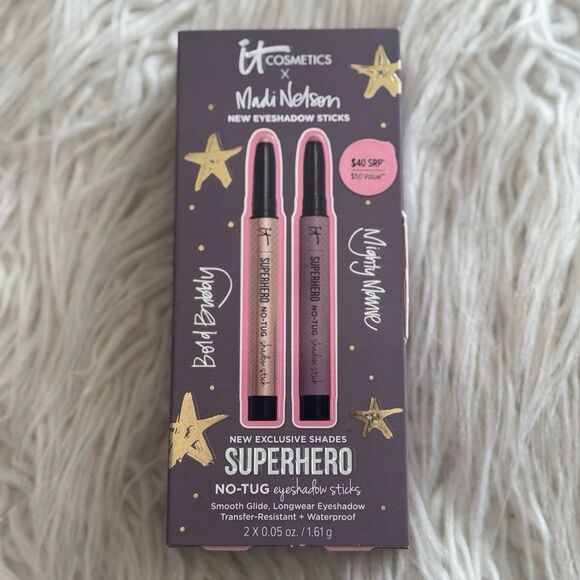 It Cosmetics x Madi Nelson Superhero No-Tug Eyeshadow Sticks Kit - Picture 5 of 10